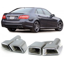 AMG Style μπούκες εξατμίσεως για Mercedes-Benz E-Class (W212)